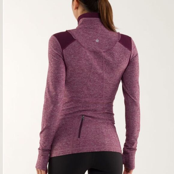 Lululemon Run Your Heart Out purple Pullover Workout 2 - Picture 4 of 10